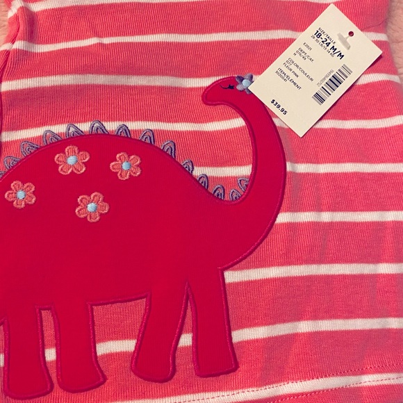 Baby girls 👧 Gymboree dinosaur 🦕 pyjamas. NWT - Picture 5 of 5